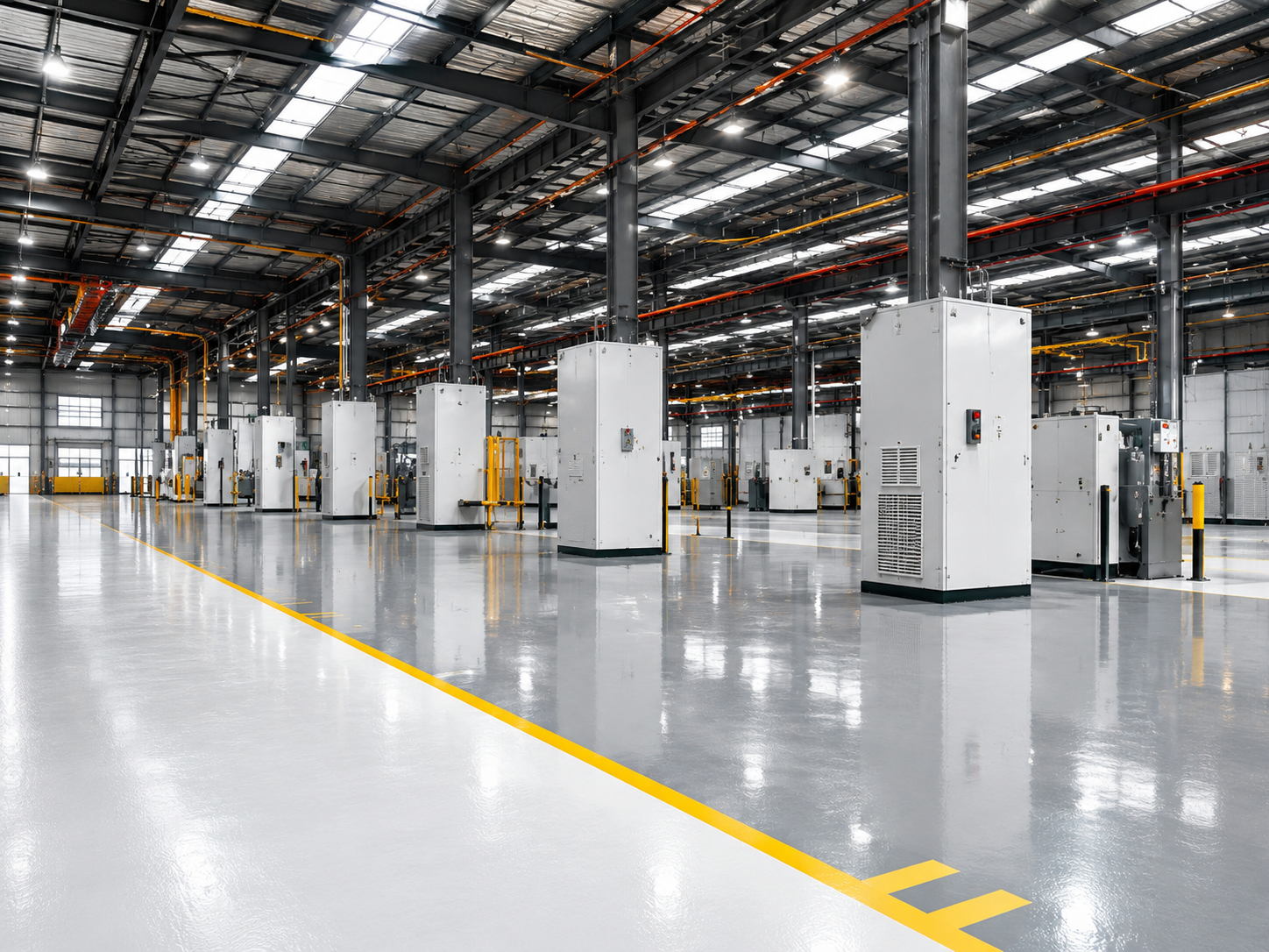 Industrial warehouse floor coating